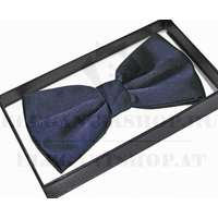Díszdobozos szatén csokornyakkendő - Sötétkék