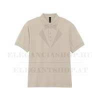 Newsmen férfi piké póló - Világosdrapp