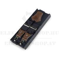 Angelo Bonetti bőr nadrágtartó - Sötétkék