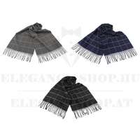 Férfi sál rojtokkal kockás