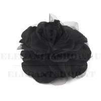 Rózsa kitűző - Fekete