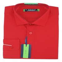 Goldenland slim hosszúujjú ing - Piros