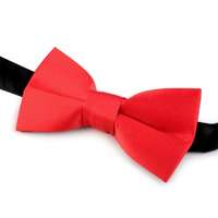 Gyerek szatén csokornyakkendő - Piros
