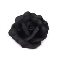  Rózsa kitűző - Fekete