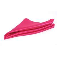  Krawat szatén díszzsebkendő - Pink