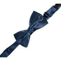 Gyerek szatén csokornyakkendő - Sötétkék