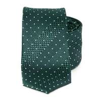  Goldenland slim nyakkendő - Zöld pöttyös