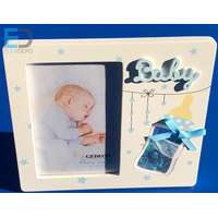  Gedeon Photo frame " Baby " kék-fehér babás képkeret 10 x 15cm képnek