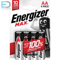  Energizer Max AA LR6 B4 NEW ( plastic free ) (1 db ceruza elem )