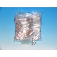 Fényképes kulcstartó 35mm x 45 mm fényképnek ( víztiszta ) 50db / csomag