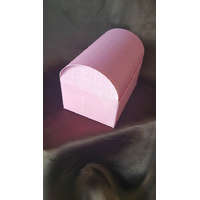  Papírdoboz, kincsesláda, rózsaszín, 17,5x12 cm