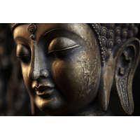  Bronz meditáló Buddha vászonkép
