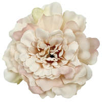  Dekor virágfej, púder rózsaszín, 6 cm
