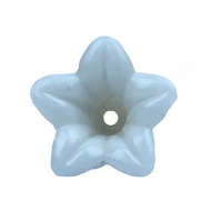  Műanyag harangvirág, fehér, 1,7x1,3 cm