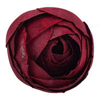  Boglárka virágfej, burgundi, 3 cm