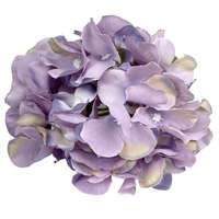  Hortenzia fej, vintage lila, 15 cm