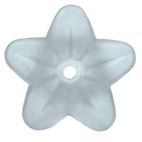  Műanyag harangvirág, opál fehér, 1,75x1,2 cm