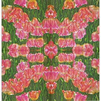  Szalvéta, tulipán, 25x25 cm (2)