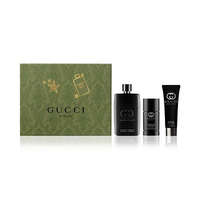 Gucci Gucci Guilty Pour Homme férfi parfüm szett (eau de parfüm) Edp 90ml +75ml stift+50ml Tusfürdő