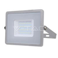V-TAC LED reflektor, SMD SLIM SERIES, 30W, hideg fehér,szürke