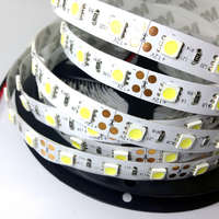 V-TAC LED szalag , SMD 5050, 60 led/m , 9W/m , 1000 Lumen, hideg fehér