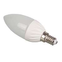Optonica LED lámpa , égő , gyertya , E14 foglalat , 4 Watt , 180° , természetes fehér , Optonica SKU SP1458