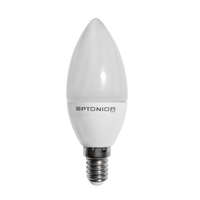  LED lámpa égő, E14 foglalat, gyertya forma, 3,7 W hideg fehér