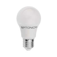 Optonica LED lámpa, égő, E27 foglalat, A60 körte forma, 8,5 watt, 270 fok, hideg fehér - Optonica