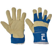 Cerva Shag téli bélelt munkavédelmi bőrkesztyű kék 9-ES MÉRET