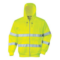 Portwest B305 Hi Vis zippzáros pulóver sárga