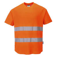 Portwest C394 Hálós jól láthatósági póló "narancs"