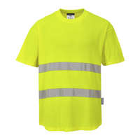 Portwest C394 Hálós jól láthatósági póló "sárga"