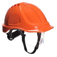 Portwest PW54 Endurance Plus védősisak védőszemüveggel MM narancs
