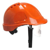 Portwest PW55 Endurance védősisak védőszemüveggel narancs