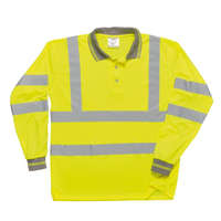 Portwest S277 HiVis hosszú ujjú pólóing sárga