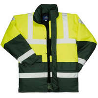 Portwest S466 Kontraszt Traffic kabát sárga/zöld