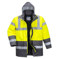 Portwest S466 Kontraszt Traffic kabát sárga / szürke