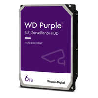 Western Digital Merevlemez Western Digital PURPLE 3.5'' HDD 6TB 5400RPM SATA 6Gb/s 256MB | WD64PURZ