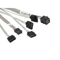 SUPERMICRO Kábel Supermicro mini SAS HD | 4x SATA 90/90/75/75 / 75cm | CBL-SAST-0556