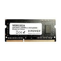 2-POWER RAM memória 1x 4GB 2-POWER SO-DIMM DDR3 1600MHz PC3-12800 | MEM5302A