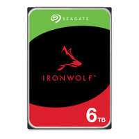 Seagate Merevlemez Seagate IronWolf 3.5'' HDD 6TB 5400RPM SATA 6Gb/s 256MB | ST6000VN006