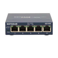 NETGEAR Kapcsoló Netgear GS105GE | 128 kB | 10 Gb/s | 5x Ethernet Port
