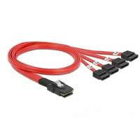 Delock Delock Kábel (83057) Mini SAS SFF-8087 | 4 x SATA 7 Pin 0,5m.| 83057