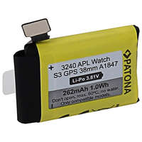 PATONA PATONA akkumulátor okosórához Apple Watch 3 GPS 262mAh A1847 38mm