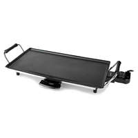 NEDIS NEDIS asztallap Teppanyaki grill/ sütőfelület (LxW): 47,5 x 26,5 cm/ 5 hőmérséklet-beállítás/ teljesítmény 2000 W/ fém/ fekete