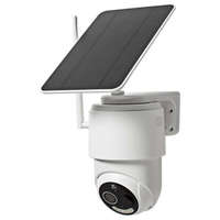 NEDIS NEDIS IP kamera Solar/ Kültéri/ IP65/ Wi-Fi/ 1080p/ PIR érzékelő/ USB-C/ microSD/ Night Vision/ Android/ iOS/ Fehér