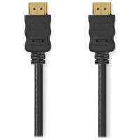NEDIS NEDIS nagy sebességű HDMI 1.4 kábel Ethernettel/ 4K@30Hz/ aranyozott HDMI-HDMI csatlakozók/ fekete/ ömlesztett/ 1 m