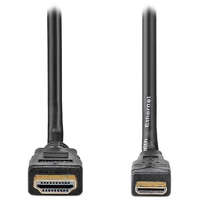 NEDIS NEDIS nagy sebességű HDMI 1.4 kábel Ethernettel/ 4K@30Hz/ aranyozott HDMI-mini HDMI csatlakozók/ fekete/ ömlesztett/ 5 m