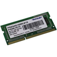 PATRIOT PATRIOT Ultrabook 4GB DDR3 1600MHz / SO-DIMM / CL11 / PC3-12800