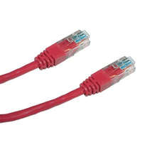 DATACOM DATACOM Patch kábel UTP CAT5E 0,25m piros